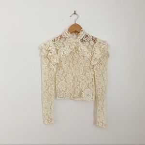 Reformation lace top